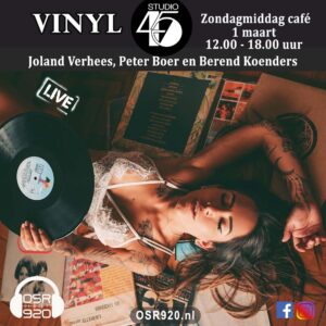 2026-03-01 Zondagmiddag café Joland Verhees, Peter Boer en Berend Koenders