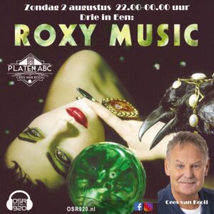 2026-08-02 Cees van Kooij – 3 in een - Roxy Music