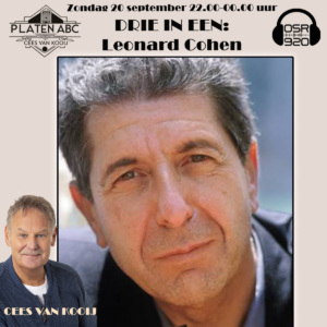 2026-09-20 Cees van Kooij – 3 in een - Leonard Cohen